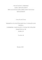 PRIMJENA STATISTIČKIH METODA U ISTRAŽIVANJU TRŽIŠTA; USPOREDBA ZADOVOLJSTVA DOMAĆIH I STRANIH POSJETITELJA NP KORNATI