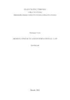 ARMED CONFLICTS AND INTERNATIONAL LAW
