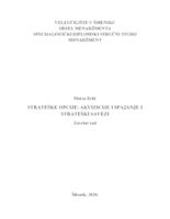 Strateške opcije: akvizicije i spajanje i strateški savezi