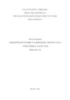 VRIJEDNOSNI PAPIRI NA PRIMJERU DIONICA  INA - INDUSTRIJA NAFTE D.D.