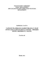 Važnost planiranja kadroviranja u cilju povećanja zadovoljstva gostiju - primjer hotela President u Solinu