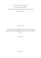 Upravljanje troškovima u hotelskoj industriji na primjeru poduzeća Solaris d.d.