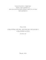 prikaz prve stranice dokumenta Strateške opcije: akvizicije i spajanje i strateški savezi