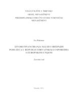 prikaz prve stranice dokumenta Izvori financiranja malih i srednjih poduzeća u Republici Hrvatskoj