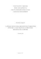 prikaz prve stranice dokumenta VAŽNOST POVEĆANJA RECEPTIVNE TURISTIČKE PONUDE U CILJU RAZVOJA TURISTIČKE DESTINACIJE LJUBUŠKI