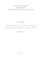 prikaz prve stranice dokumenta Implementacija Zakona o visokom obrazovanju i znanstvenoj djelatnosti na primjeru Međimurskog veleučilišta u Čakovcu