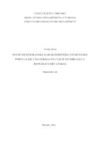 prikaz prve stranice dokumenta Socio-demografske karakteristike studentske populacije i materijalni uvjeti studiranja u Republici Hrvatskoj